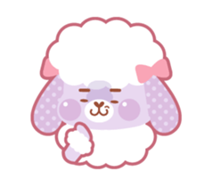 Marchen poodle sticker #385299