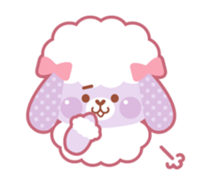 Marchen poodle sticker #385302