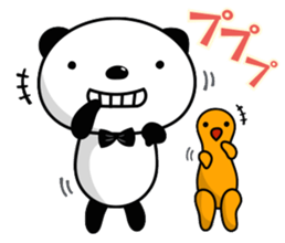 Funny Panda and Friend sticker #385349