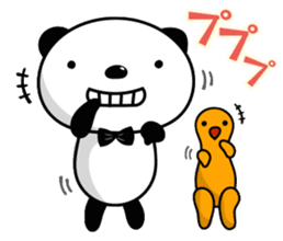 Funny Panda and Friend sticker #385349
