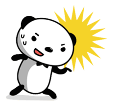 Funny Panda and Friend sticker #385356