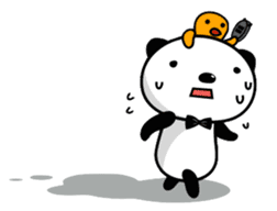 Funny Panda and Friend sticker #385360