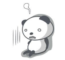 Funny Panda and Friend sticker #385363