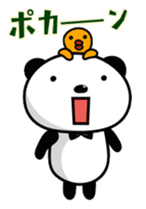 Funny Panda and Friend sticker #385368