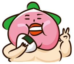 a sumomo wrestler sticker #385474