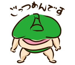 a sumomo wrestler sticker #385479