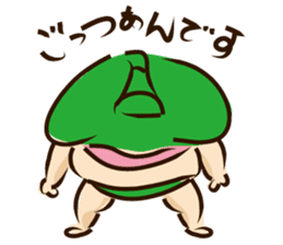 a sumomo wrestler sticker #385479