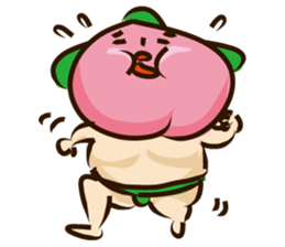 a sumomo wrestler sticker #385483