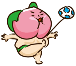 a sumomo wrestler sticker #385487