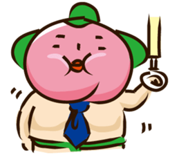 a sumomo wrestler sticker #385493