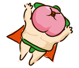 a sumomo wrestler sticker #385498