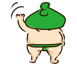 a sumomo wrestler sticker #385504