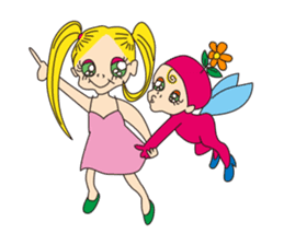 Merinda and hick fairy Poma Poma sticker #385847