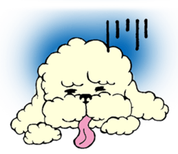 Let's talk with toy poodle! sticker #385909