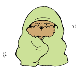 Let's talk with toy poodle! sticker #385940