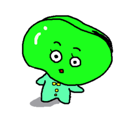 Broad beans san sticker #386425