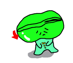 Broad beans san sticker #386431