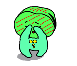 Broad beans san sticker #386447