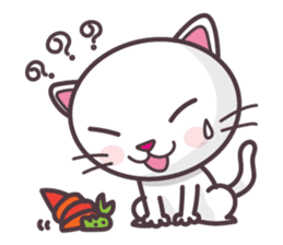 Miw Miw Humour milk cat sticker #386505
