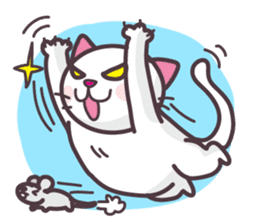 Miw Miw Humour milk cat sticker #386515