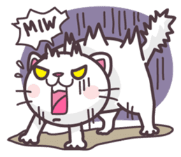Miw Miw Humour milk cat sticker #386518