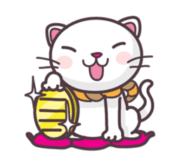 Miw Miw Humour milk cat sticker #386521