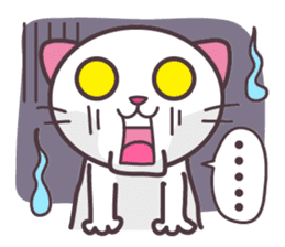Miw Miw Humour milk cat sticker #386524