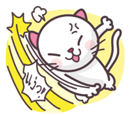 Miw Miw Humour milk cat sticker #386528