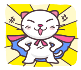 Miw Miw Humour milk cat sticker #386540