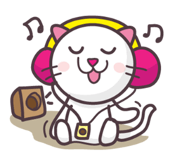 Miw Miw Humour milk cat sticker #386543