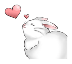 The feeling of a rabbit sticker #386587