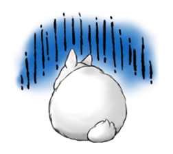 The feeling of a rabbit sticker #386599