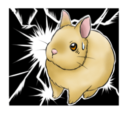 The feeling of a rabbit sticker #386603