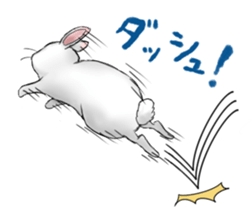 The feeling of a rabbit sticker #386609