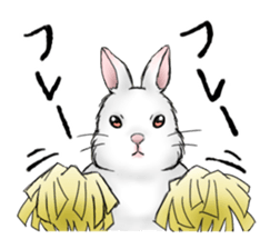 The feeling of a rabbit sticker #386619