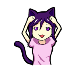 Whim cat sticker #387866