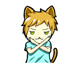 Whim cat sticker #387867