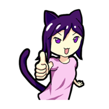 Whim cat sticker #387868