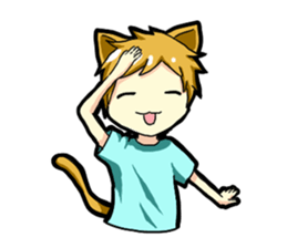 Whim cat sticker #387869