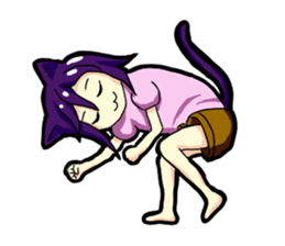 Whim cat sticker #387872