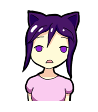 Whim cat sticker #387876