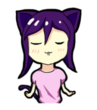 Whim cat sticker #387880