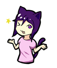 Whim cat sticker #387882