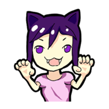 Whim cat sticker #387884