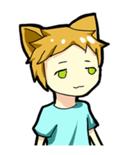 Whim cat sticker #387889