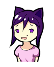 Whim cat sticker #387890