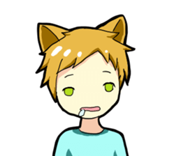 Whim cat sticker #387891