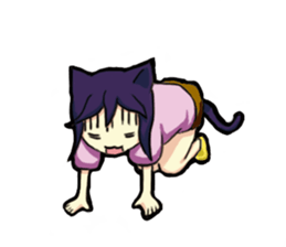 Whim cat sticker #387892