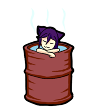 Whim cat sticker #387894