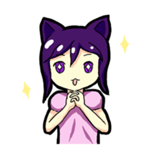 Whim cat sticker #387900